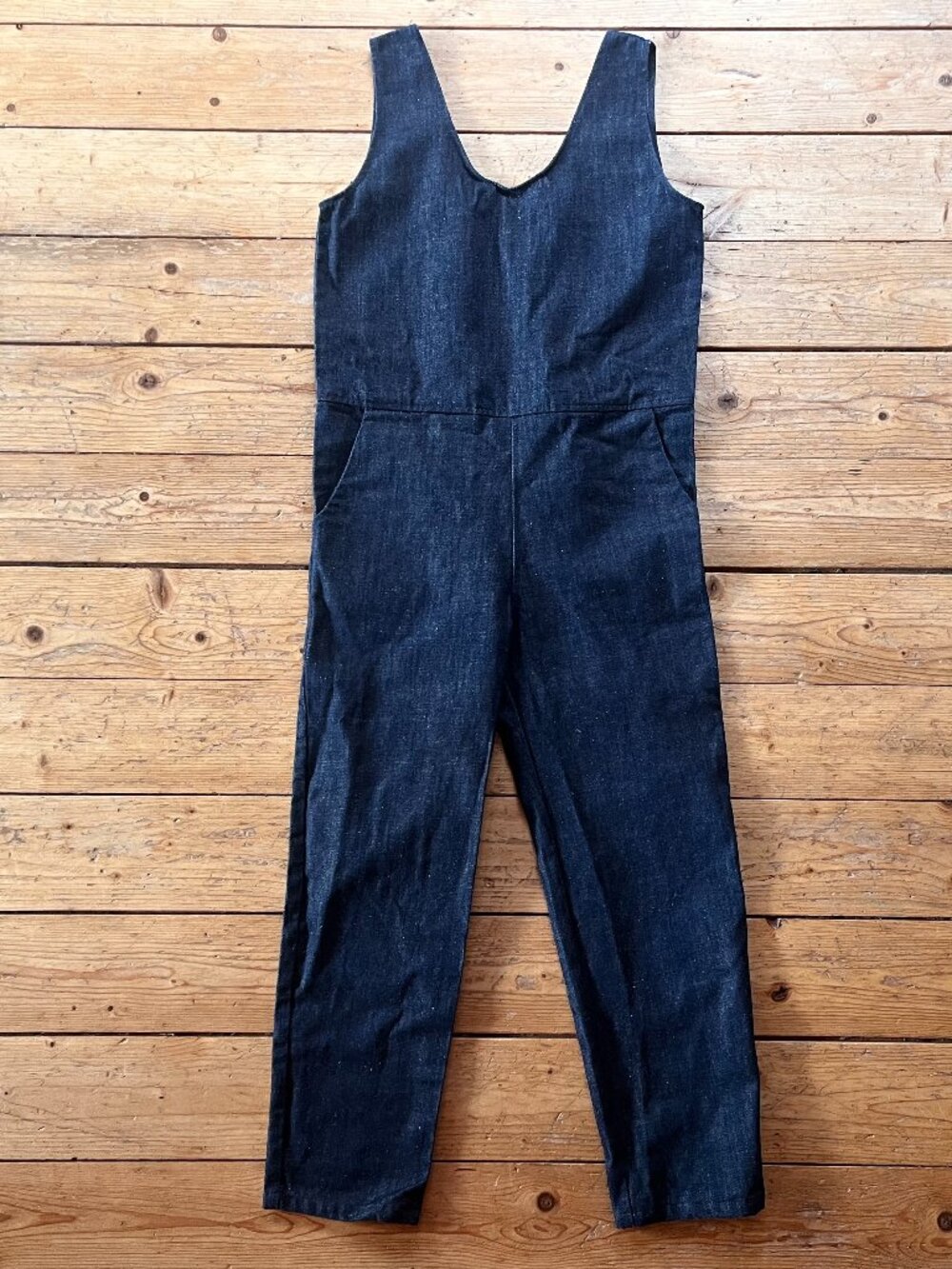 OZMA raw denim overall